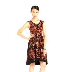Yoana Baraschi for Anthropologie Mirissa embroidered Copper Dress size 4